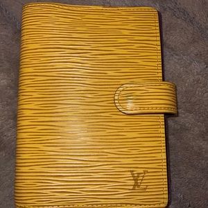 Authentic Louis Vuitton PM Agenda in Epi Leather